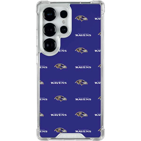 NFL Baltimore Ravens Blitz Series Galaxy S25 Ultra Clear Case